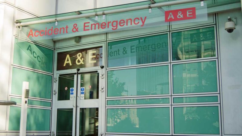 Hospital Accidents and emergency entrance